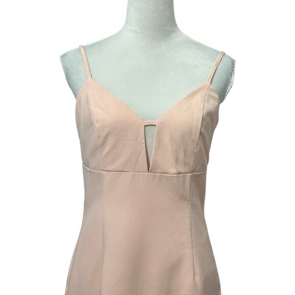 Lulus Sultry Moments Mini Sheath Dress Adjustable Straps Zip Closure Pink M NWOT - Picture 4 of 11
